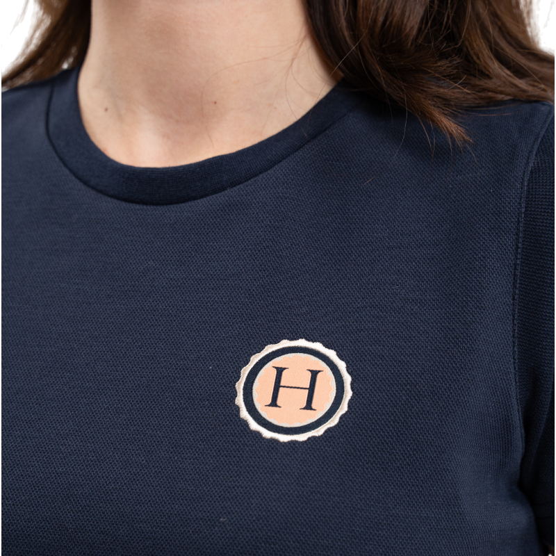 Harcour - Women's short sleeve T-shirt Tchaka navy 