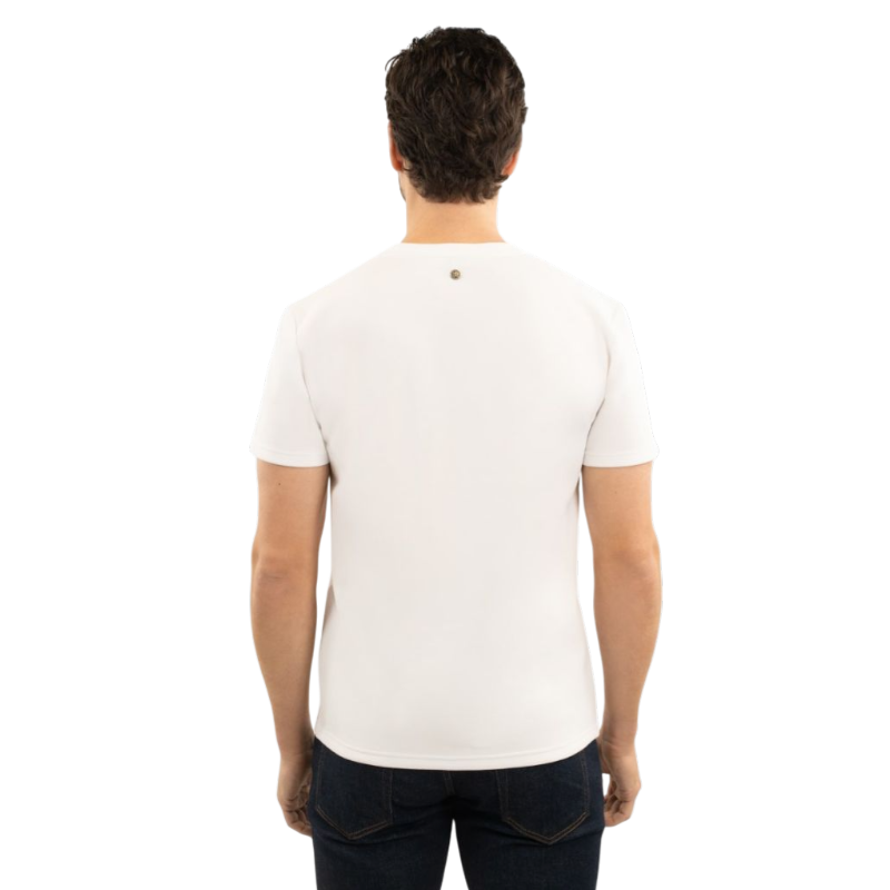 Harcour - Men's short-sleeve T-shirt Titouan white | - Ohlala