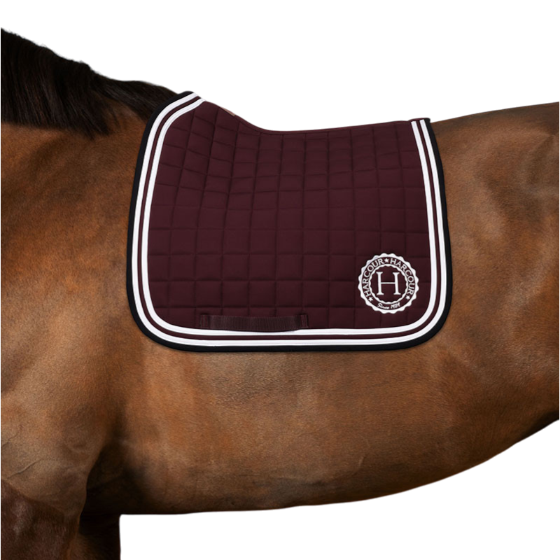 Harcour - Tapis de dressage Soft aubergine