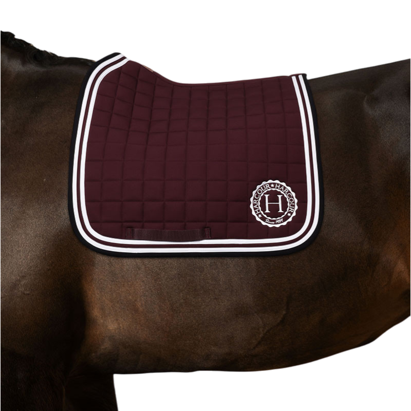 Harcour - Tapis de dressage Soft aubergine