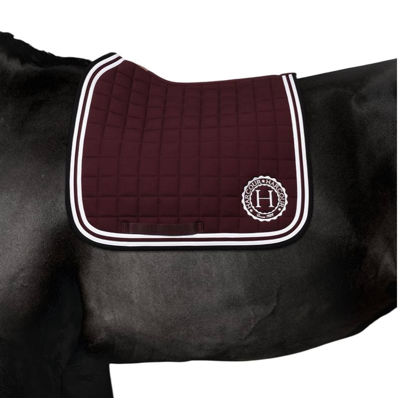 Harcour - Tapis de dressage Soft aubergine