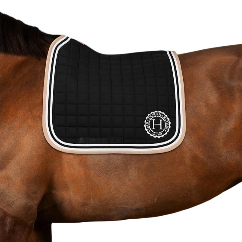 Harcour - Tapis de dressage Soft noir