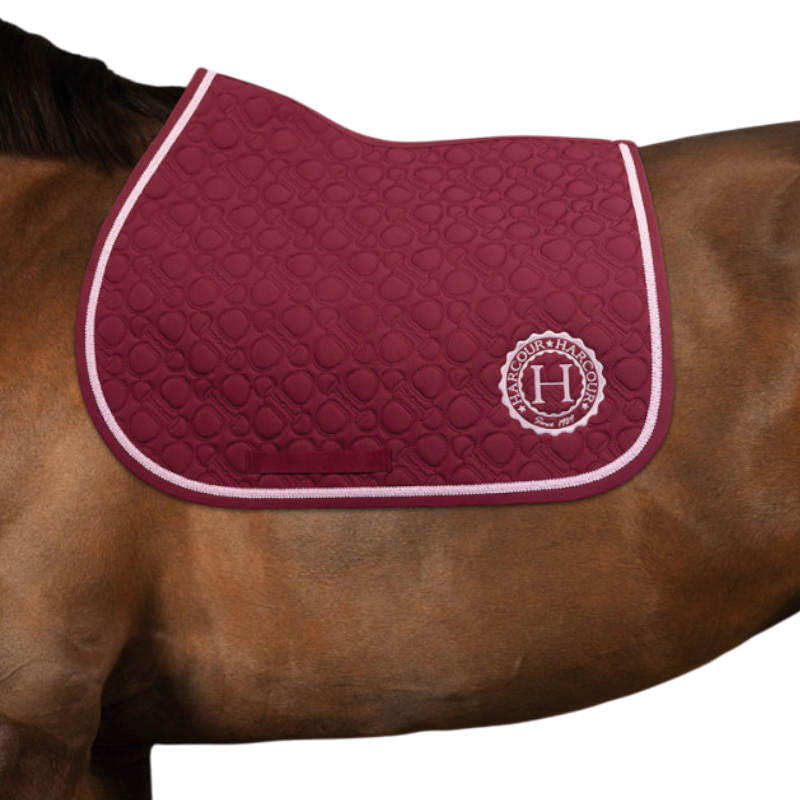 Harcour - Cadence Saddle Pad Bordeaux