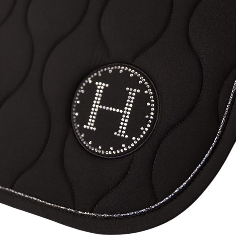 Ivana Black Saddle Pad - Harcour