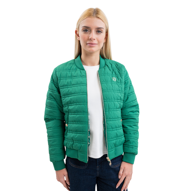 Harcour - Women's bomber jacket Boecia emerald green 