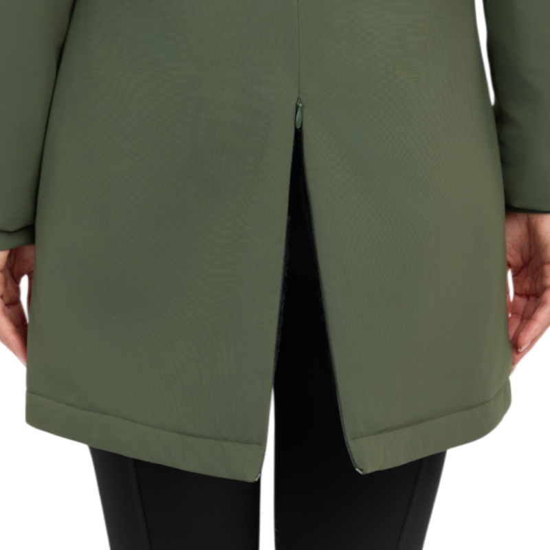 Harcour - Giacca lunga donna Abby verde trifoglio