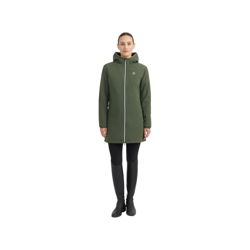 Harcour - Giacca lunga donna Abby verde trifoglio