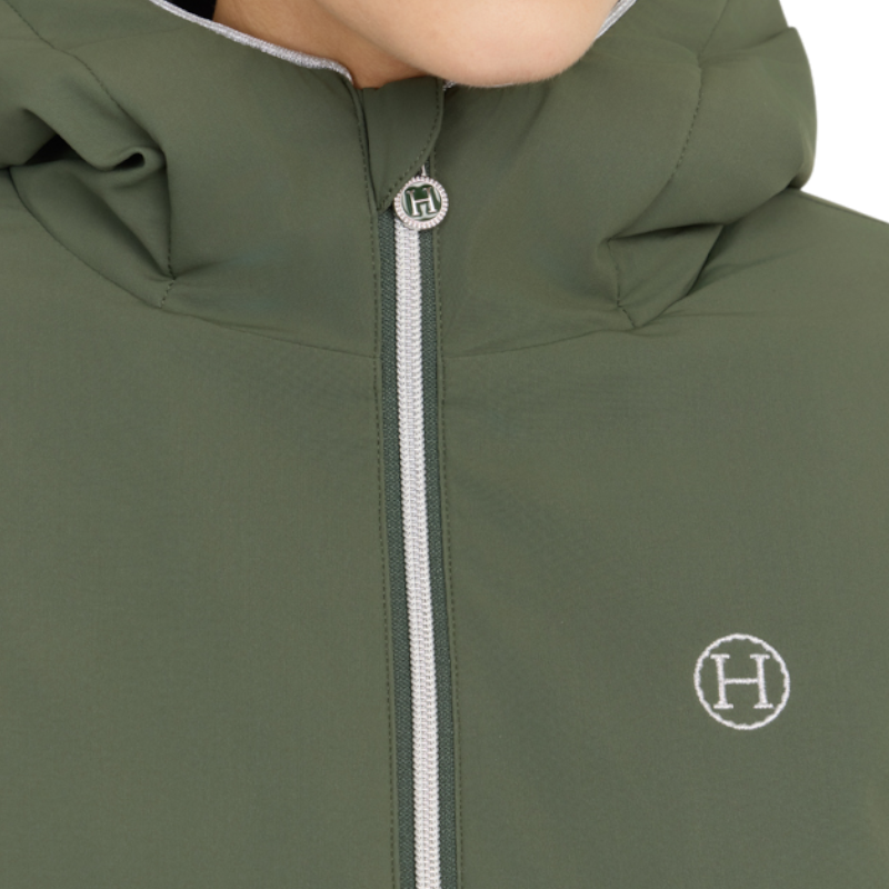 Harcour - Giacca lunga donna Abby verde trifoglio