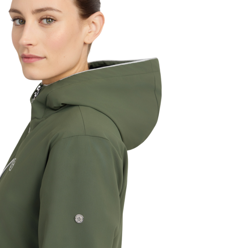 Harcour - Giacca lunga donna Abby verde trifoglio