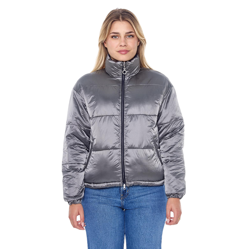 Harcour - Veste matelassée manches longues femme Janari marine