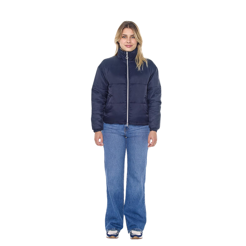 Harcour - Veste matelassée manches longues femme Janari marine