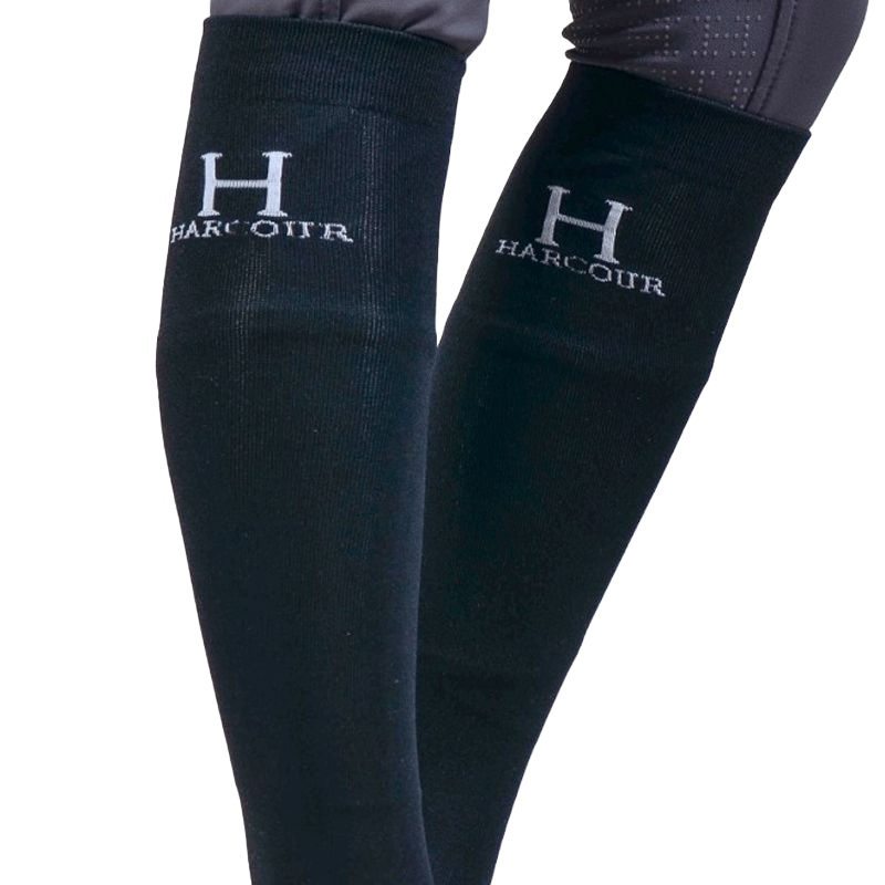 Harcour - Badminton riding socks Black (x2)