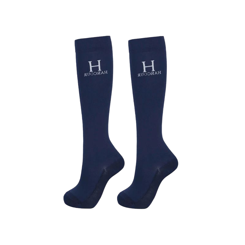 Harcour - Hickstead navy riding socks (x1)