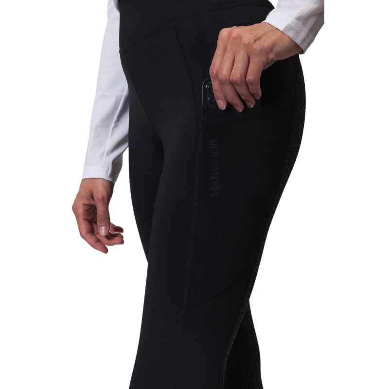 Harcour - Legging d'équitation femme Louna noir | - Ohlala