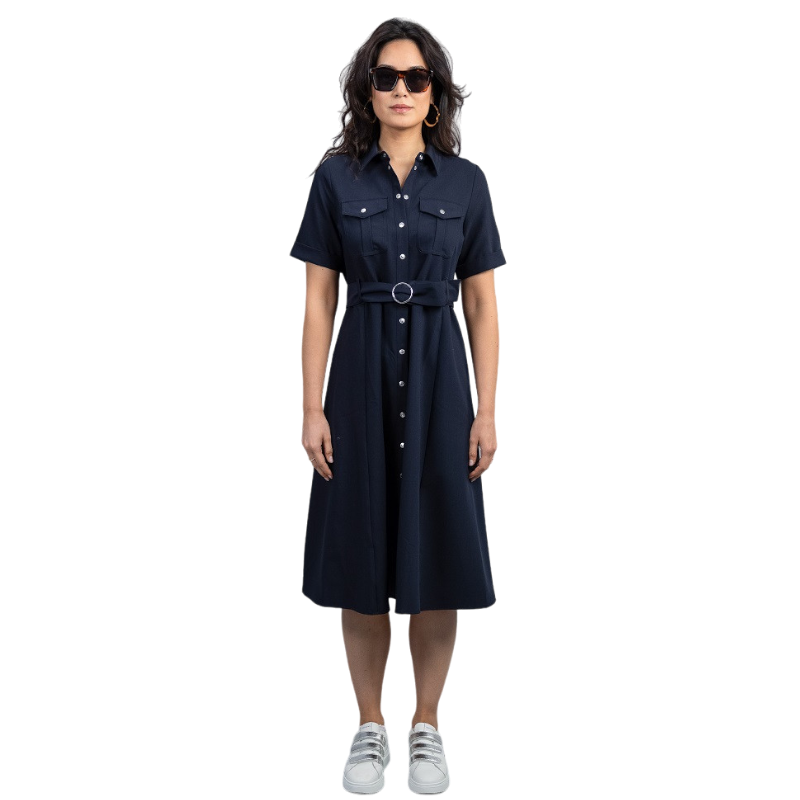 Harcour - Robe femme Disca marine | - Ohlala