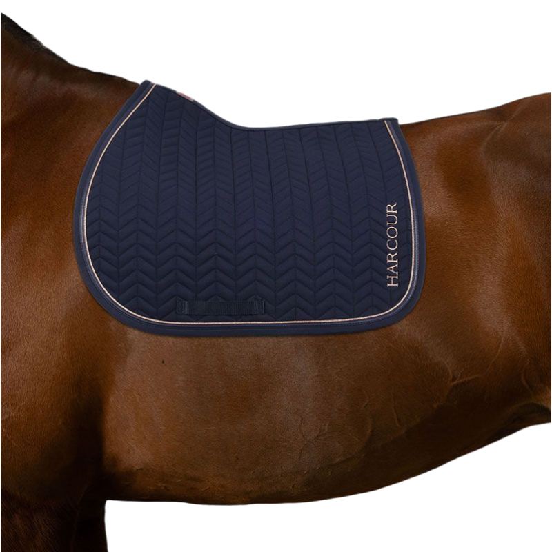 Harcour - Tapis de selle Sisko marine