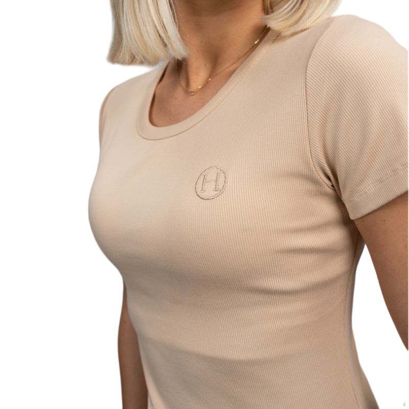 Harcour - T-shirt manches courtes femme Tarlala latte | - Ohlala