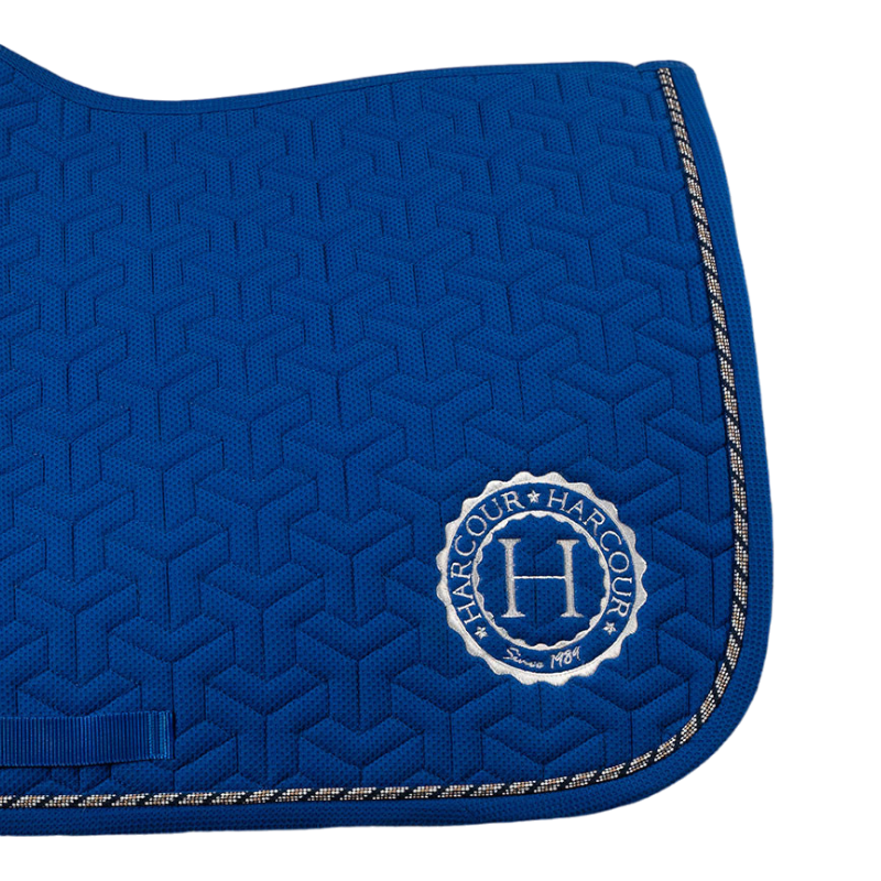 Harcour - Tapis de selle Sera bleu électrique | - Ohlala