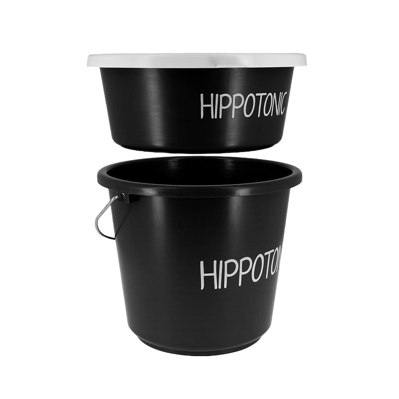 Hippotonic - Bol écurie noir 5L