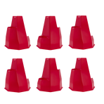 Hippotonic - Pack plots d'obstacle rouge (x6) | - Ohlala
