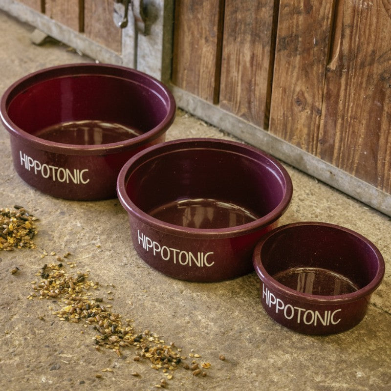 Hippotonic - Bol d'écurie 5L pailleté bordeaux