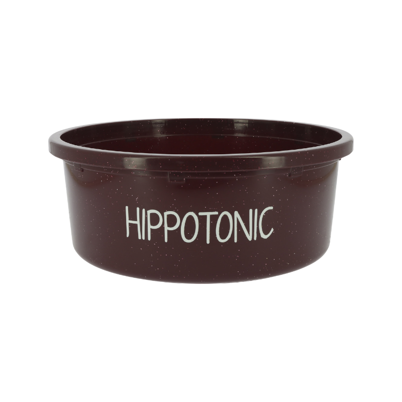 Hippotonic - 8L glittering burgundy stable bowl 