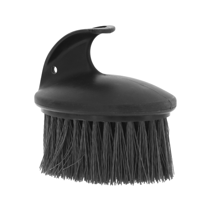 Hippotonic - Soft bristle massage brush black 