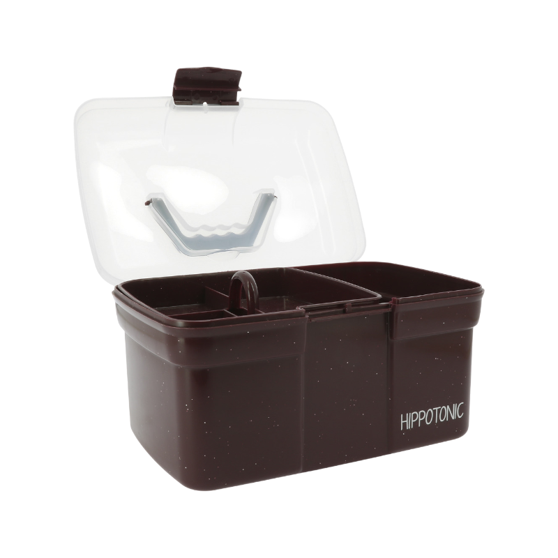 Hippotonic - Glittering burgundy grooming box 