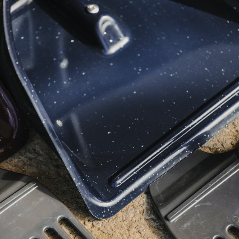 Hippotonic - Blue glittery shovel with rake for kids 