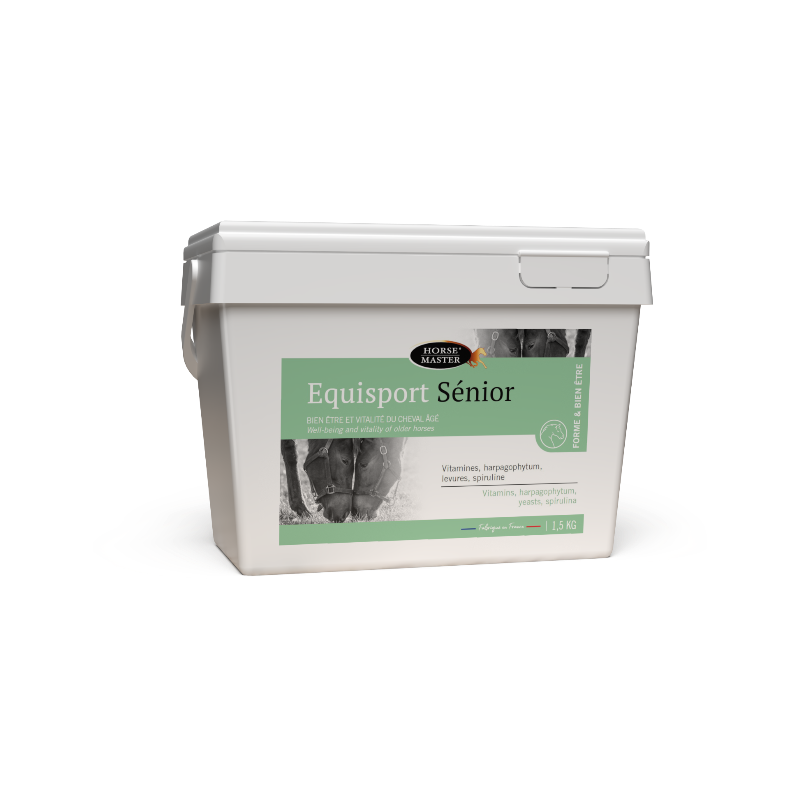 Horse Master - Suplemento alimentar bem-estar e vitalidade do cavalo idoso Equisport Senior