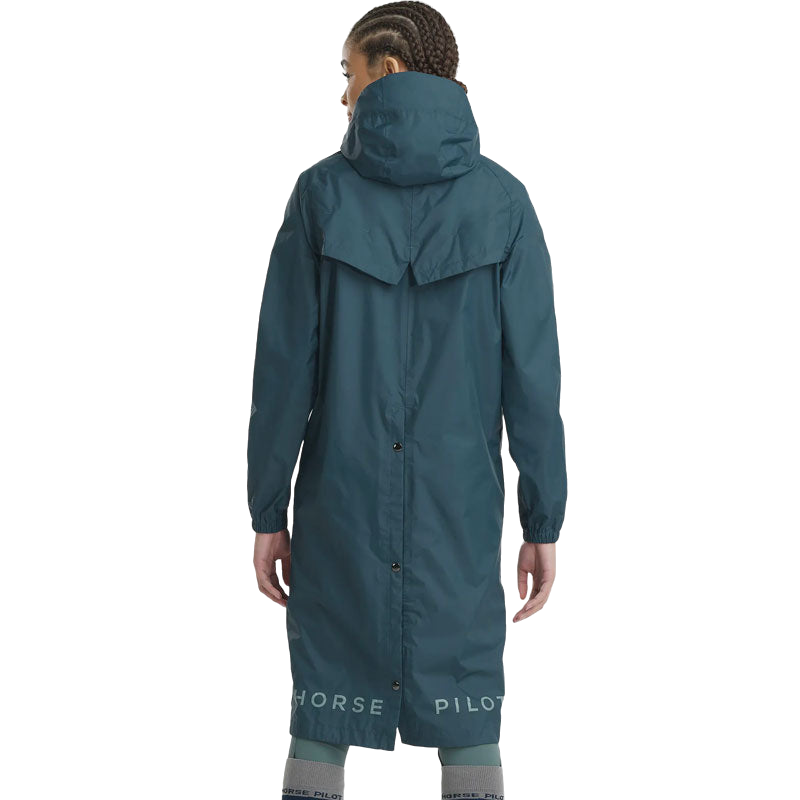 Horse Pilot - Blouson long imperméable femme Raintech marine