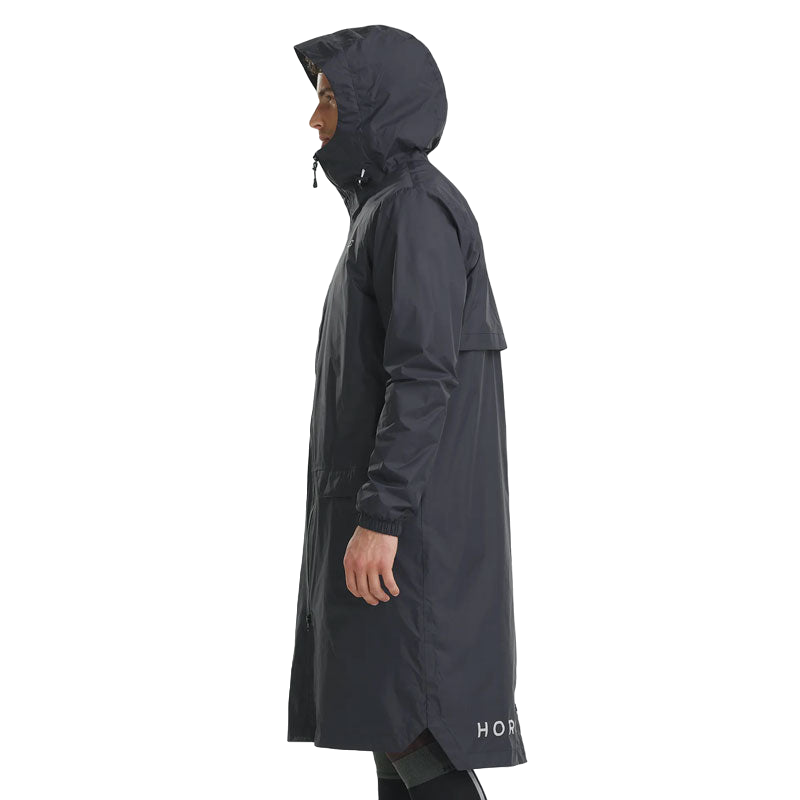 Horse Pilot - Blouson long imperméable homme Raintech noir