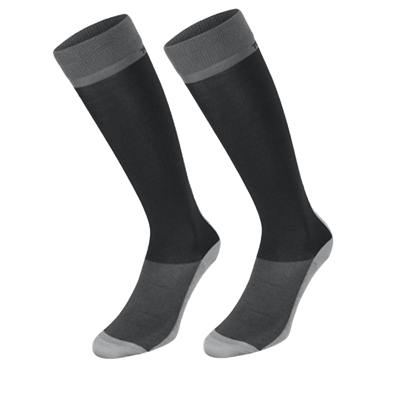 Horse Pilot - Light black riding socks (x2)