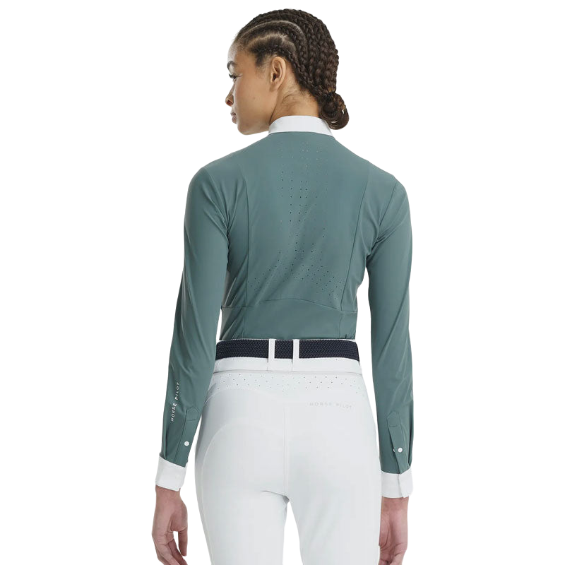 Horse Pilot - Aerolight women's long-sleeved shirt in sky blue