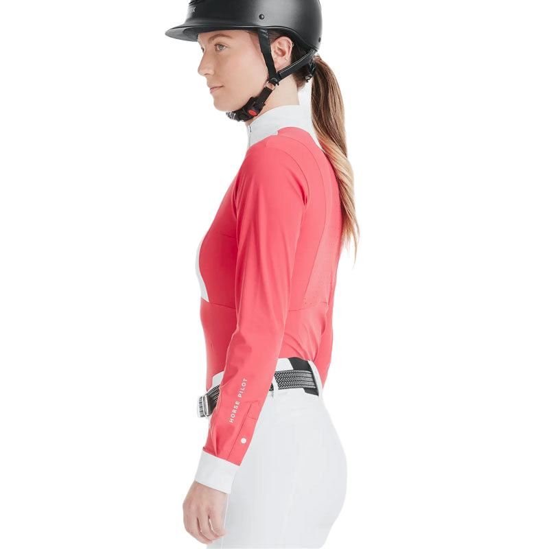 Horse Pilot - Monica pink women's long-sleeved shirt