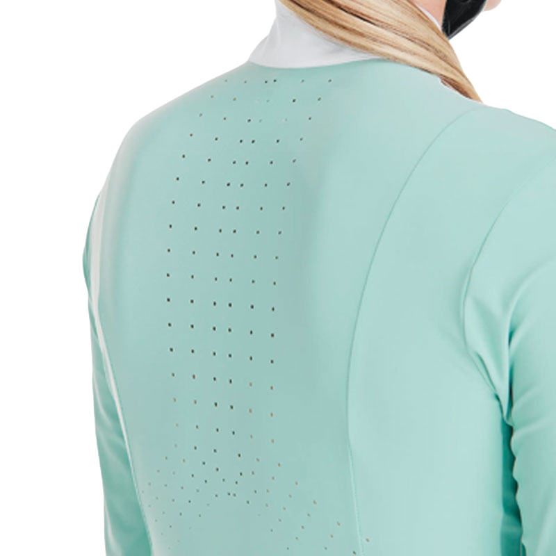 Horse Pilot - Monica women's long-sleeved shirt in sea green