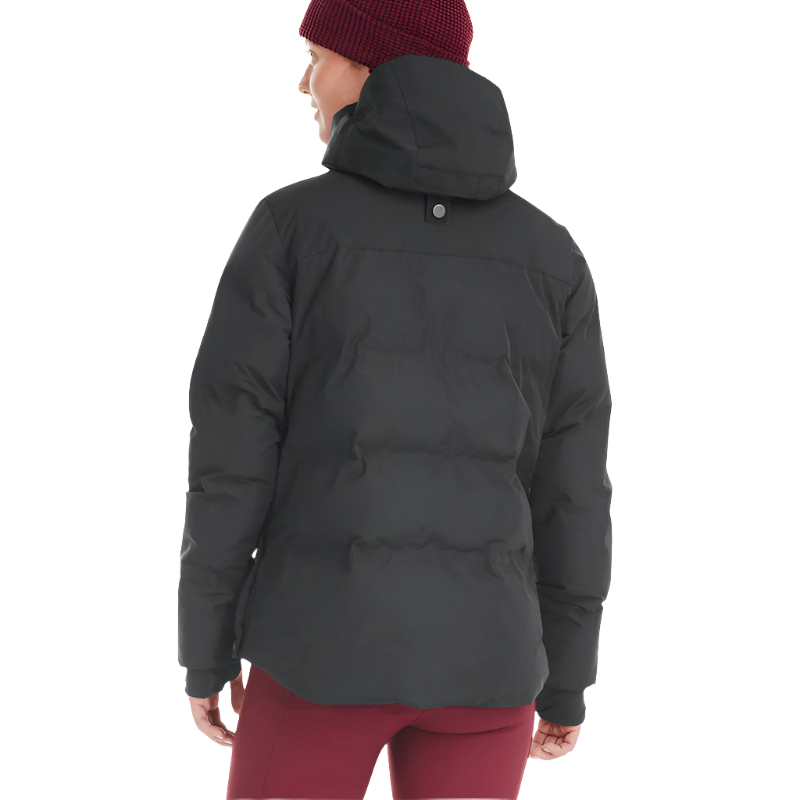 Horse Pilot - Women's long-sleeved down jacket Fahrenheit black