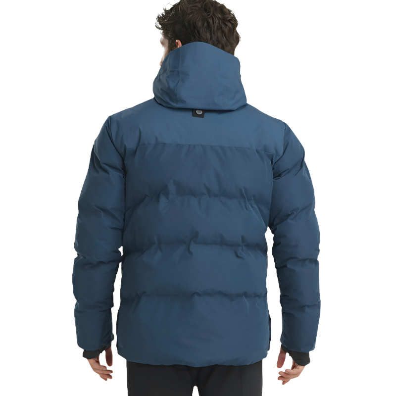 Horse Pilot - Men's long-sleeved down jacket Fahrenheit navy