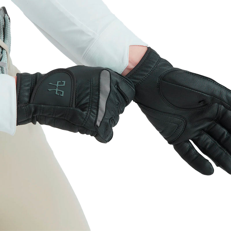 Horse Pilot - Competition riding gloves black