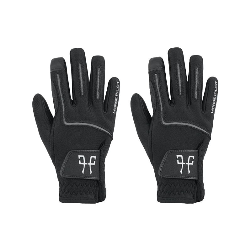 Horse Pilot - Winter riding gloves black