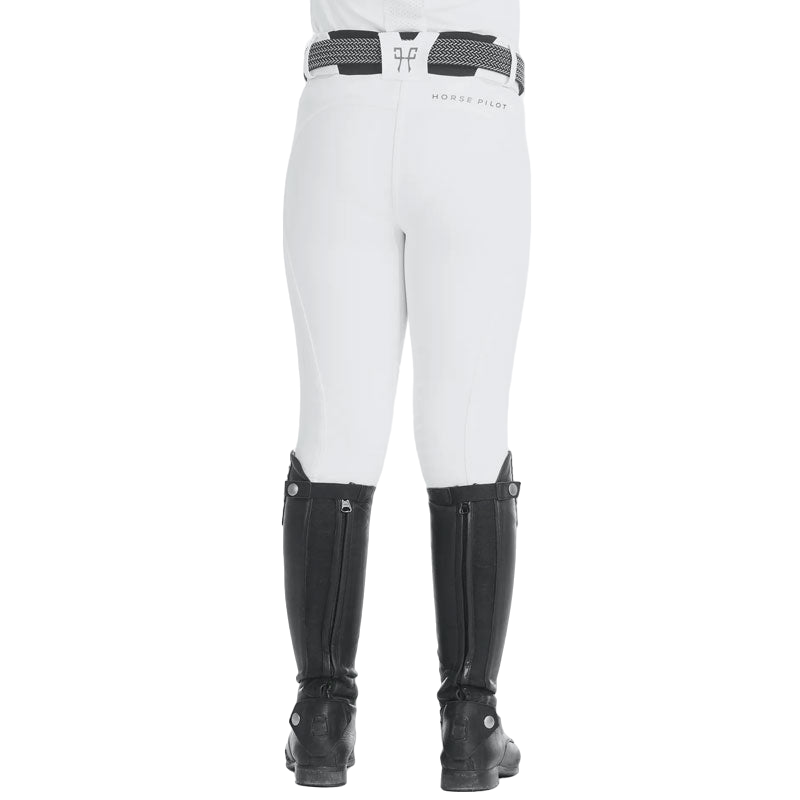 Horse Pilot - Girls' X-Design riding pants white