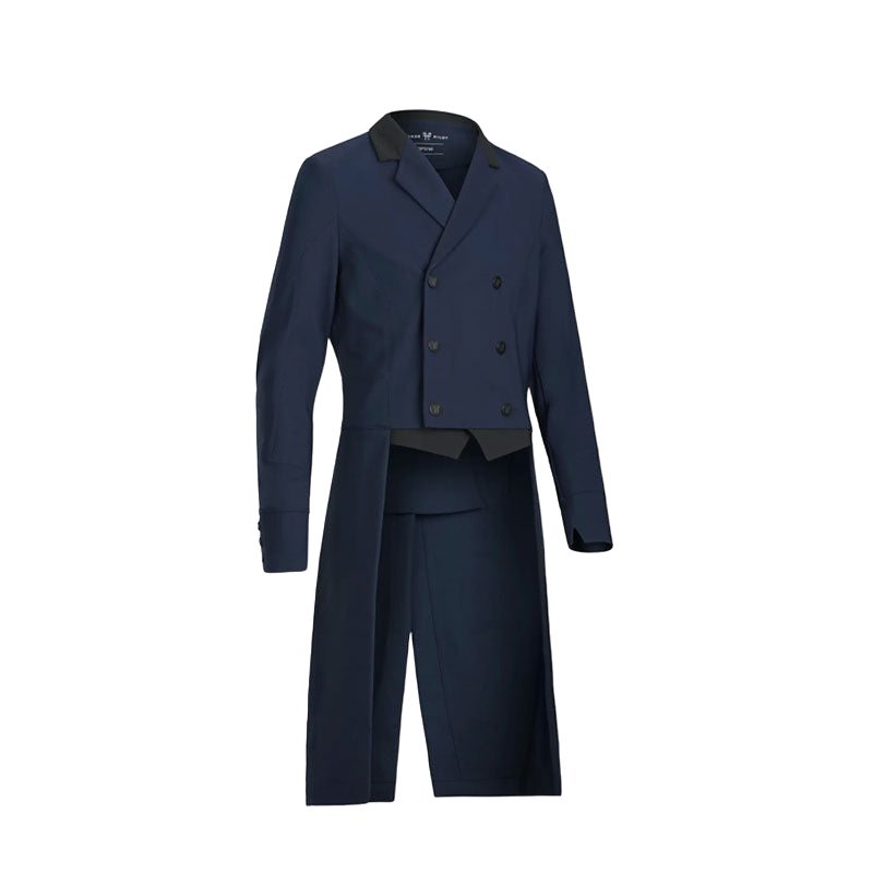 Horse Pilot - Men's dressage competition jacket Long navy tailcoat