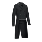 Horse Pilot - Long Frac Men's Dressage Competition Jacket Black | - Ohlala