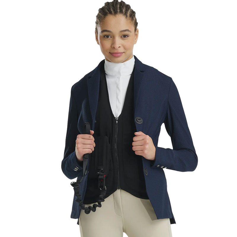 Horse Pilot - Veste de concours femme Aeromesh marine