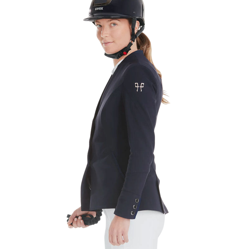 Horse Pilot - Veste de concours femme Aerotech bleu nuit