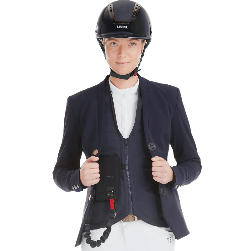 Horse Pilot - Veste de concours femme Aerotech bleu nuit