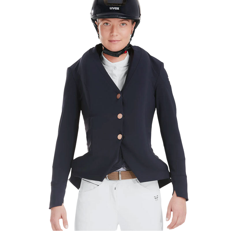 Horse Pilot - Veste de concours femme Aerotech bleu nuit