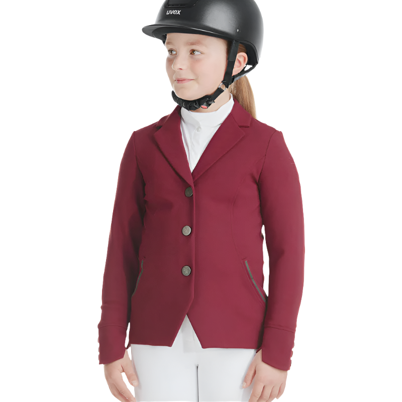 Horse Pilot - Veste de concours fille Aerotech bordeaux | - Ohlala