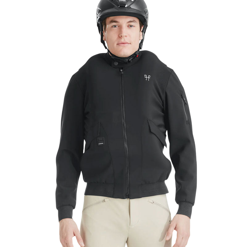 Horse Pilot - Veste manches longues homme Teddy noir | - Ohlala