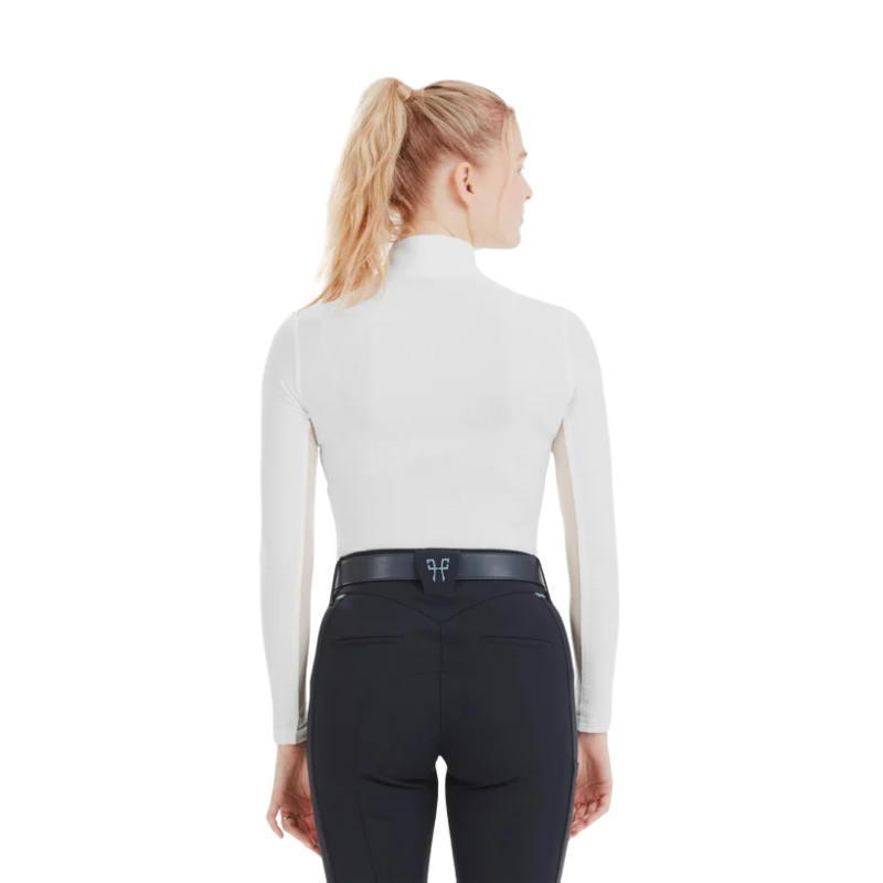 Horse Pilot - Baselayer anti-uv femme Suntech blanc